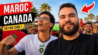 Miniature : Le Maroc écrase le Canada: en direct d'une fan zone à Casablanca