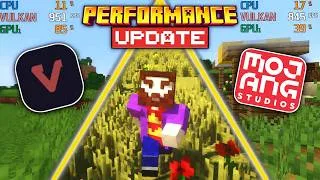 Miniature : La Performance Update est là !!! (Vulkan Mojang mieux que Vulkan moddé ?)