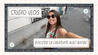 Miniature : Vlog graphiste freelance : formation IA, atelier de créativité Adobe et projets clients en cours 🌺