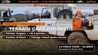 Miniature : 🌥️ 1 4 finale de Cross  Ollières Domaine des Terres de St Hilaire  derniers conseils terrain