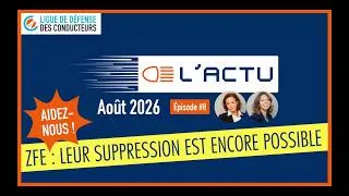Miniature : Actu 8 - juillet 2026 : Appel à signature contre les ZFE