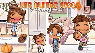 Miniature : Une journée avec nous 🍁🤍// Like Aya ✨// avatar world 🌎 