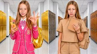Miniature : Nastya et ses amis dans une histoire sur les écoles riches et pauvres