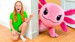 Miniature : Nastya et ses amis jouent et résolvent un puzzle ensemble