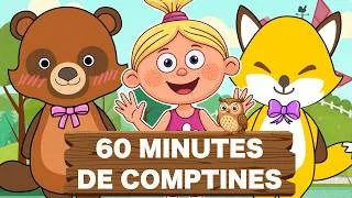 Miniature : 60 Min de Comptines Françaises 🐱🐥🌈 | Chansons Éducatives pour Bébés 🦋🎶 | Karaoké Amusant