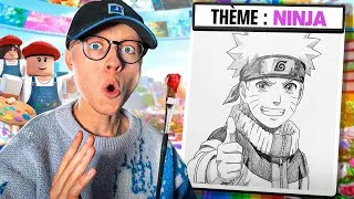 Miniature : DESSINER EN 3 MINUTES SUR ROBLOX : VERSION MANGA !