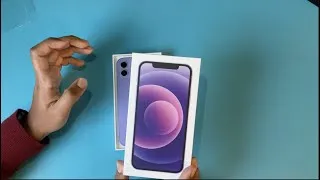 Miniature : Unboxing iPhone 12 Mauve et comparaison avec le Bleu