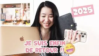 Miniature : Je suis ENFIN de retour 🥹 • Mon organisation 📔✏️ | Rentrée 2025