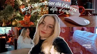 Miniature : ✨🎄 24 jours, 24 défis d’écriture : mon Calendrier de l’Avent (writing vlog) ✨