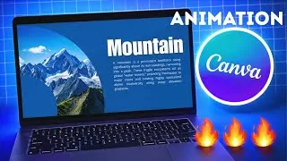 Miniature : Présentation Canva – Animation rotation circulaire pour des slides percutants