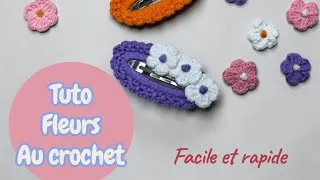 Miniature : Tuto fleur au crochet facile et rapide 🌸💖