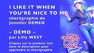 Miniature : [DEMO] I LIKE IT WHEN YOU'RE NICE TO ME de Jennifer DEMEO, enseignée par Lilly WEST