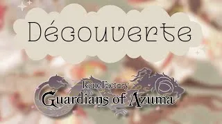 Miniature : [Ep. 1]  Découverte Rune Factory : Guardians of Azuma