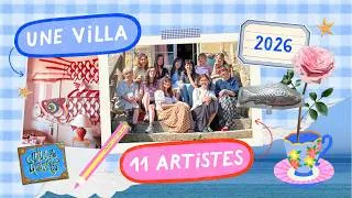 Miniature : 11 femmes artistes dans une villa face à la mer 🩷 ARTY VLOG ✂️ 💌