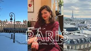 Miniature : Janvier à Paris : neige, nouvelles routines, début de stage