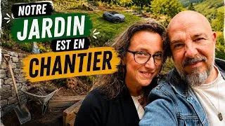 Miniature : NOTRE JARDIN EN CHANTIER : PREMIÈRES ÉTAPES ET ASTUCES POUR L'AMÉNAGEMENT 🌱 VLOG 365 🌟