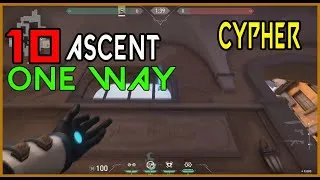 Miniature : 10 ONE WAY SUR ASCENT AVEC CYPHER - VALORANT