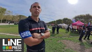 Miniature : Les pompiers en colère campent au Champ-de-Mars / Paris - France 27 septembre 2026