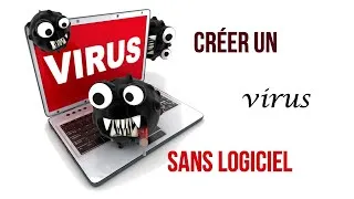Miniature : Comment créer un Faux Virus sans logiciel • Pas de danger juste pour rigoler😅
