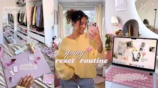 Miniature : vlog ⎮spring reset 🌷 rangement dressing, organisation, selfcare routine & more 🎀