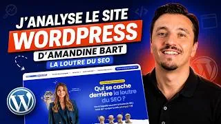Miniature : J’analyse le site WordPress d’Amandine Bart - La Loutre du SEO