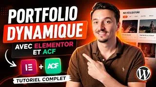Miniature : Créer un Portfolio Professionnel et Dynamique avec Elementor et ACF (Tutoriel Complet)