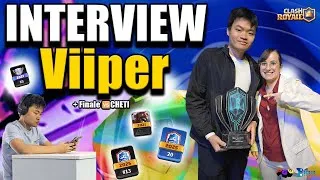 Miniature : INTERVIEW de VIIPER le MEILLEUR JOUEUR FR Clash Royale !! Et BO5 🆚 Cheti !