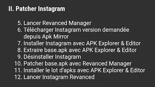 Miniature : Enlever Reels dans Instagram - Tuto Revanced 1.25.1 (Android)