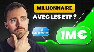 Miniature : Peut t'on VRAIMENT devenir millionnaire avec les ETF ? (La réalité derrière les promesses)