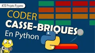 Miniature : Je code Casse-Brique en python | TutoPygame #coding #python #programming