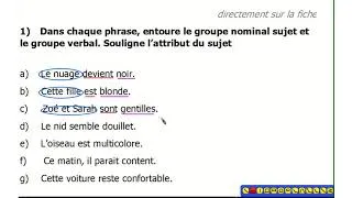 Miniature : L'attribut du sujet1