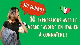Miniature : 🇮🇹 Le verbe avoir en italien - 10 expressions UTILES avec!