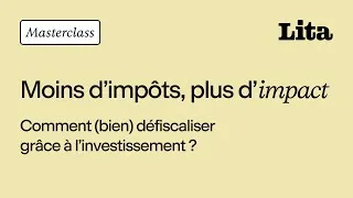 Miniature : Masterclass : Moins d'impôts, plus d'impact