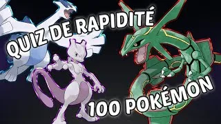 Miniature : Défie tes amis avec ce quiz de rapidité sur Pokémon! 100 questions, de la 1ère à la 3ème génération.