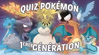 Miniature : Quiz Pokémon première génération : retrouvez le Pokémon selon sa description Pokédex.  Rouge et bleu