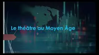 Miniature : Le théâtre au Moyen Âge