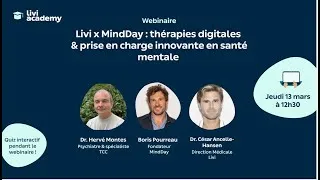 Miniature : 🎓 Livi Academy : Livi x MindDay : thérapies digitales & prise en charge innovante en santé mental