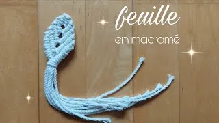 Miniature : DIY feuille en macramé | Livy Macramé