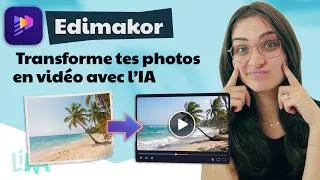 Miniature : Vidéo IA : comment convertir une image en vidéo avec l’IA ? (tuto Edimakor)