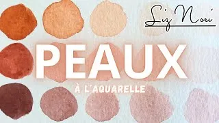 Miniature : REUSSIR et NUANCER facilement vos couleurs de peaux claires à l’aquarelle 👨🏽‍🦱🧑🏼‍🦳👱🏻
