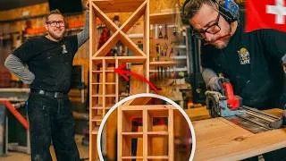 Miniature : Création des casiers à bouteilles de la cave - Menuiserie sur mesure | EP8