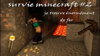 Miniature : J‘ai obtenu énormément de fer (survie minecraft #2)