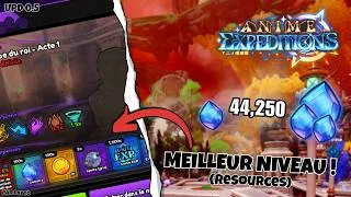 Miniature : Ce NIVEAU est OVERBROKEN ! Tuto RESSOURCES ANIME EXPEDITION