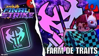 Miniature : Les MEILLEURS moyen de Farm les Traits sur ANIME FINAL STRIKE (Update 1.0)