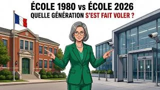 Miniature : École en 1980 vs École en 2026 — Quelle génération s’est fait voler ?