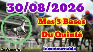 Miniature : Pronostics PMU Mes 3 bases incontournable DIMANCHE 30 AOÛT 2026 À DEAUVILLE