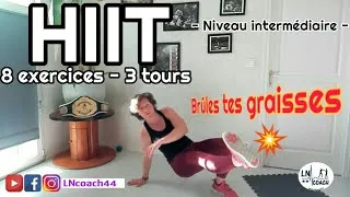 Miniature : HIIT 30/10  🌟 3 tours pour brûler du gras 💪