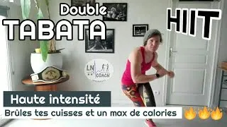 Miniature : HIIT - Double TABATA - Spécial cuisses - brûles un max de calories