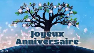 Miniature : JOYEUX ANNIVERSAIRE - Arbre PORTE-BONHEUR