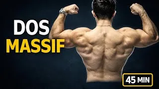 Miniature : Avoir un DOS MASSIF en seulement 45 minutes ! Mon entrainement complet